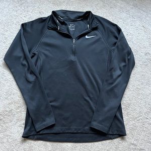 black nike athletic quarter zip!